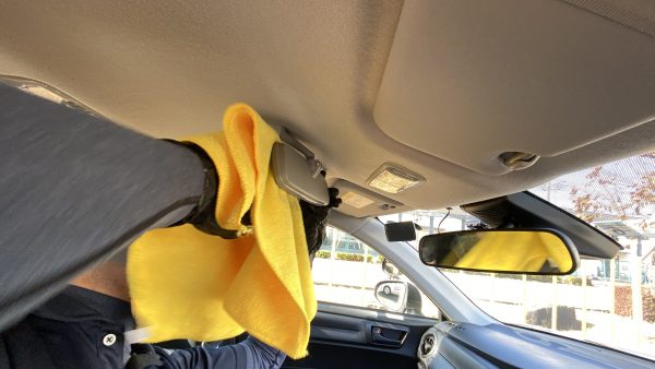 藤沢自動車学校にて予防消毒作業